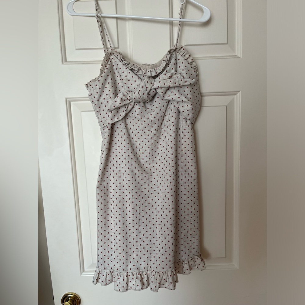 Mini dress with  ruffles